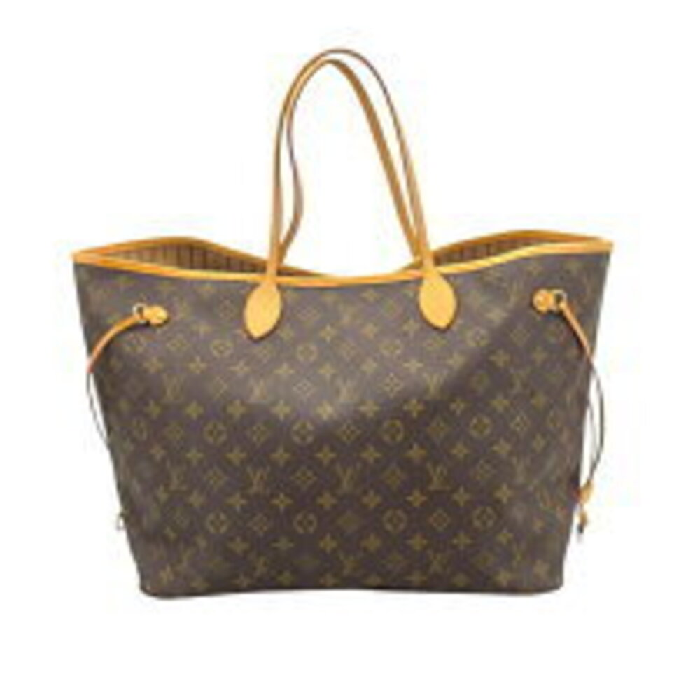 Louis Vuitton Neverfull Brown Monogram Tote Bag - Picture 3 of 8